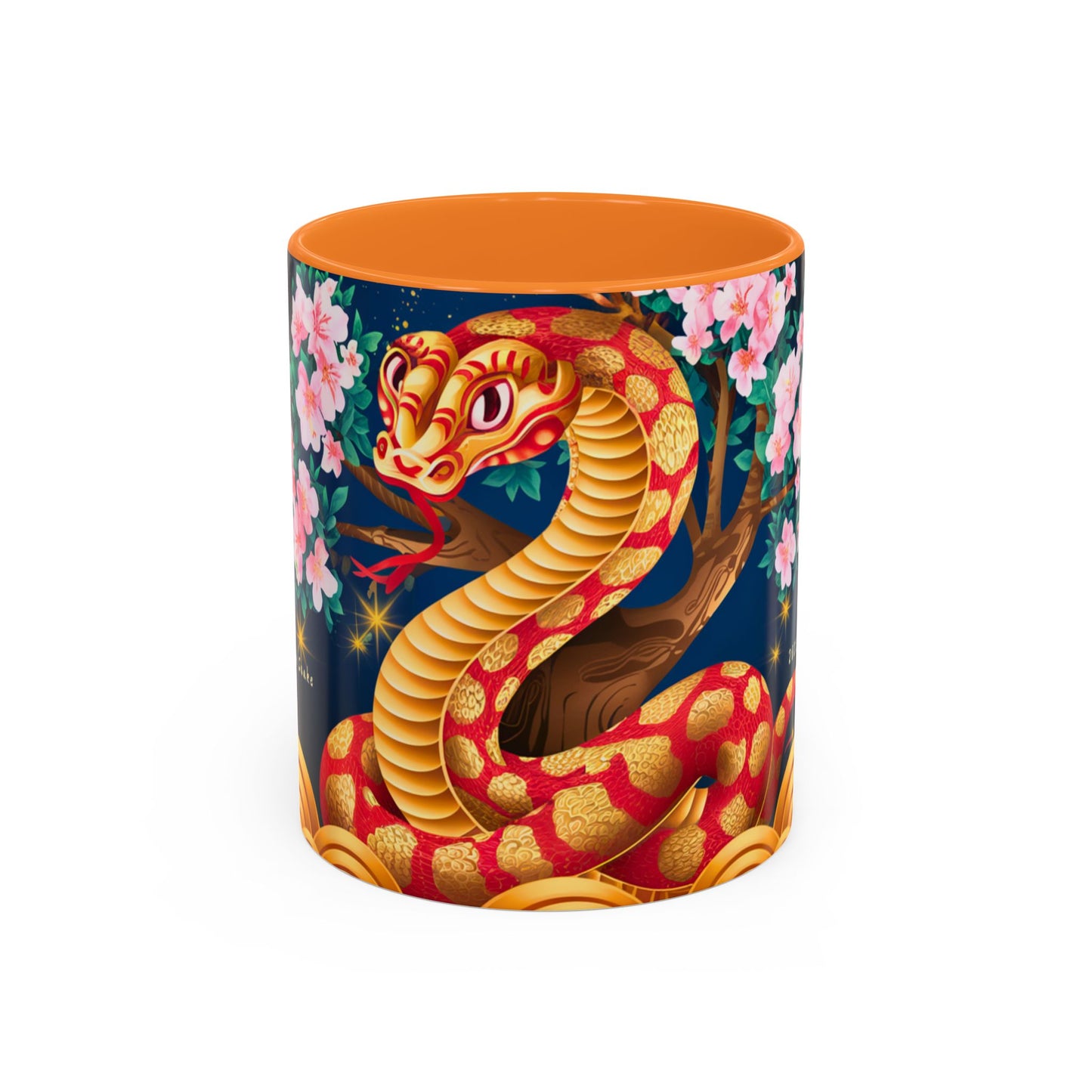 2025 Year of the Snake Chinese New Year Colorful Mug, 11oz (v4)
