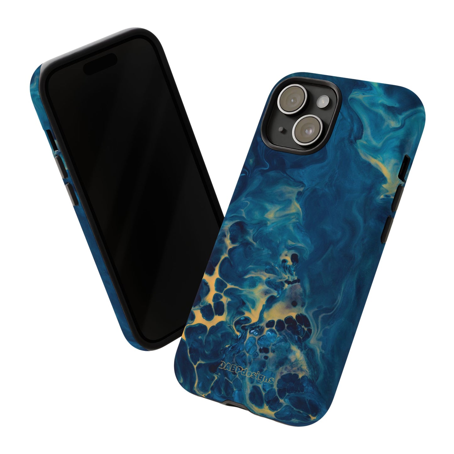 Tough Phone Case for iPhone, Samsung and Google Pixel - DABPdesigns Acrylic Abstract Design (v3)