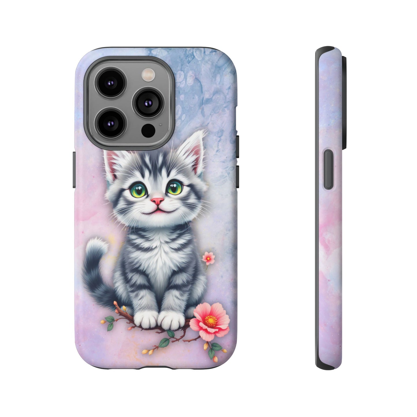 Tough Phone Case for iPhone, Samsung and Google Pixel - Dem Putty Tat Series (v1)