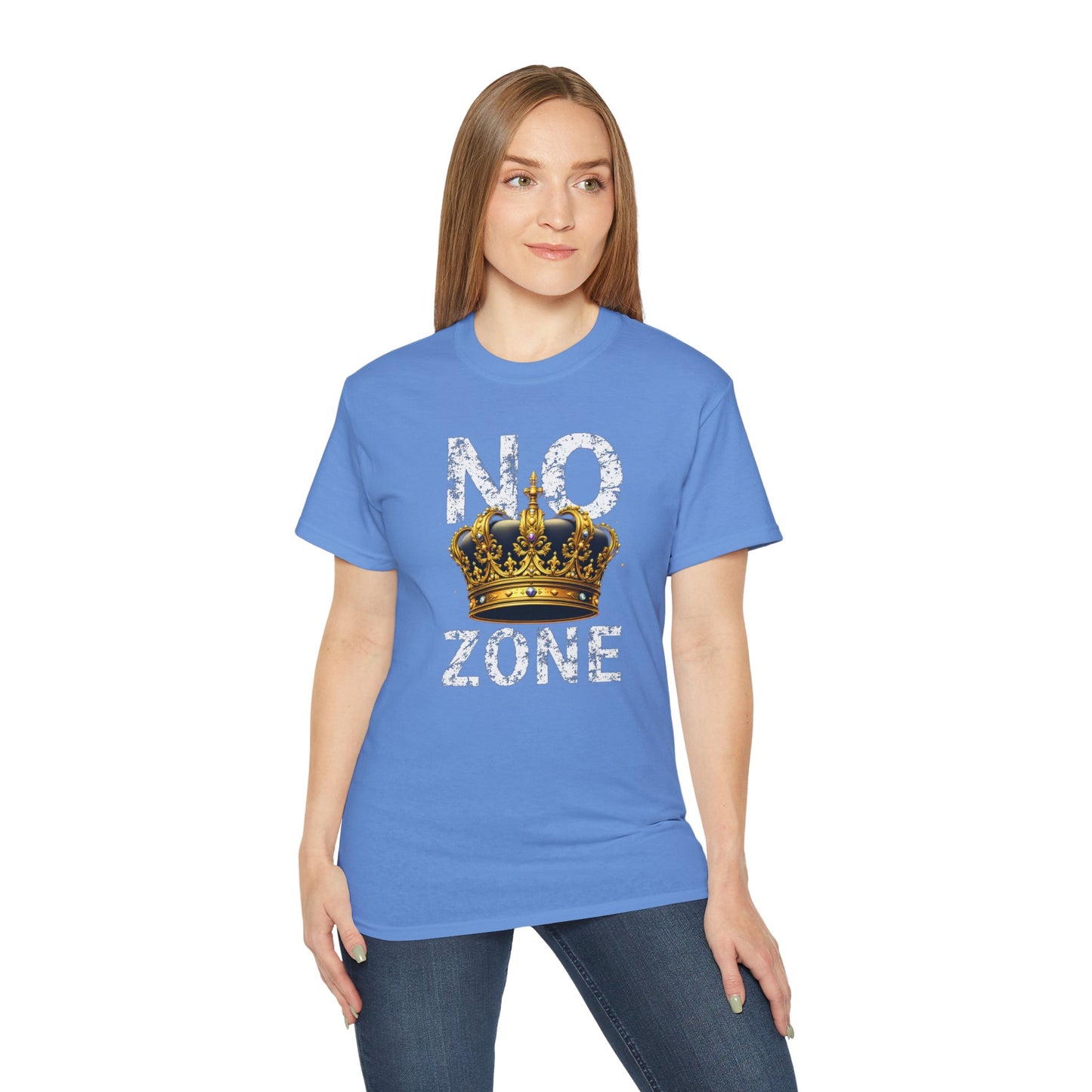 NO KINGS ZONE Graphic Tee | Streetwear T-Shirt with Royal Crown Design