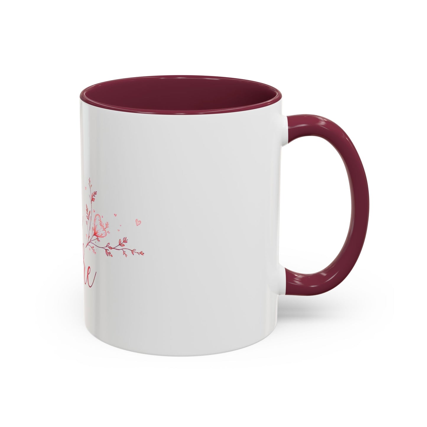 Love You More Valentine's Day Mug – Elegant Floral Romantic Gift for Love & Romance (11oz)