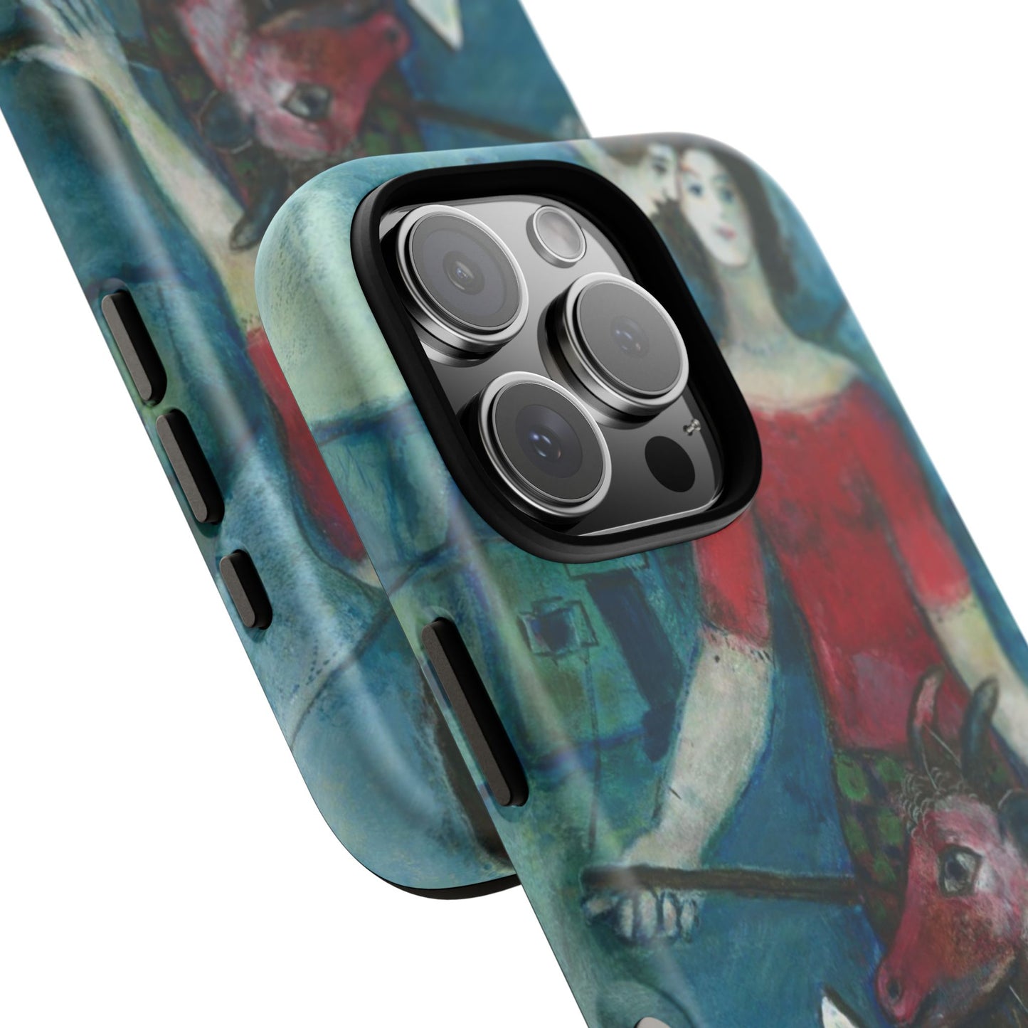 Tough Phone Case for iPhone, Samsung and Google Pixel - Chagall, The Angel and the Reader (1930)