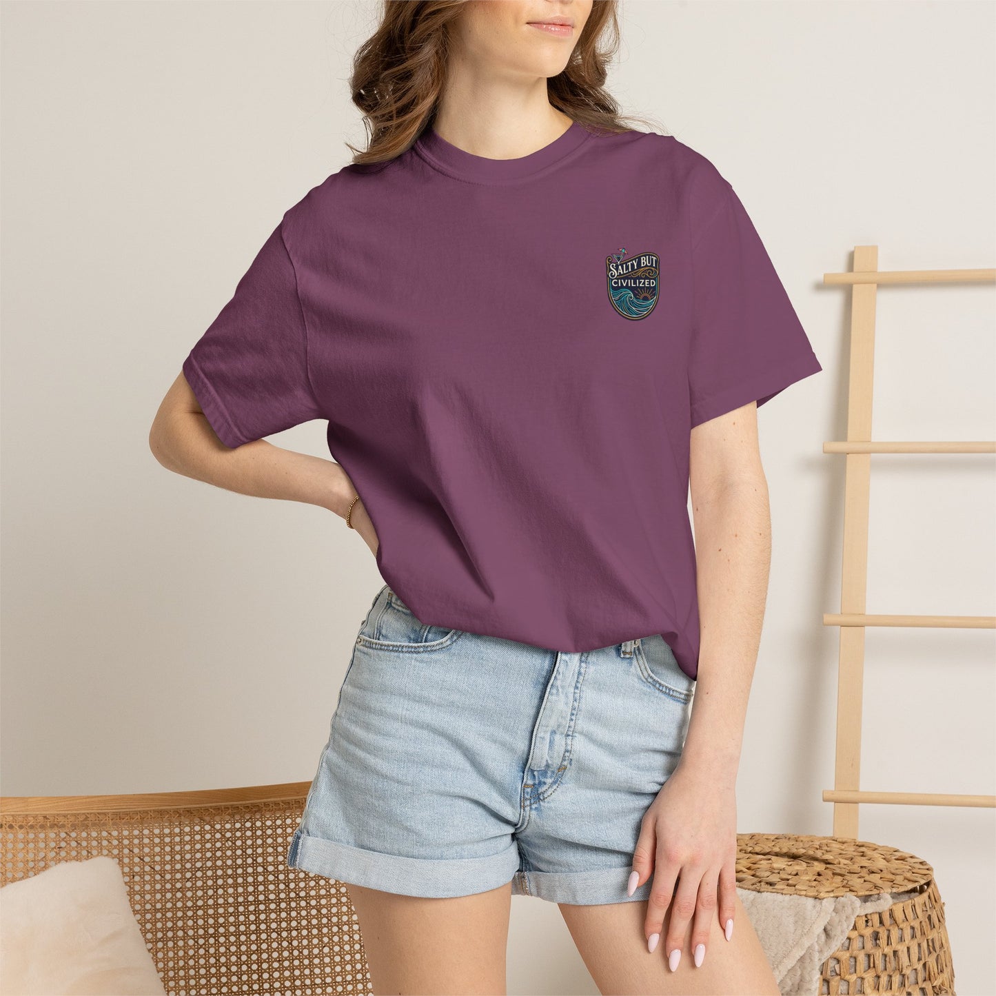 Salty But Civilized Coastal Graphic Tee