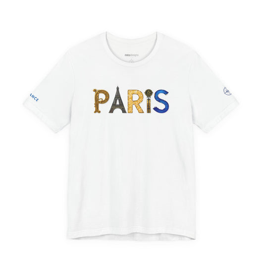 Paris Typography T-Shirt
