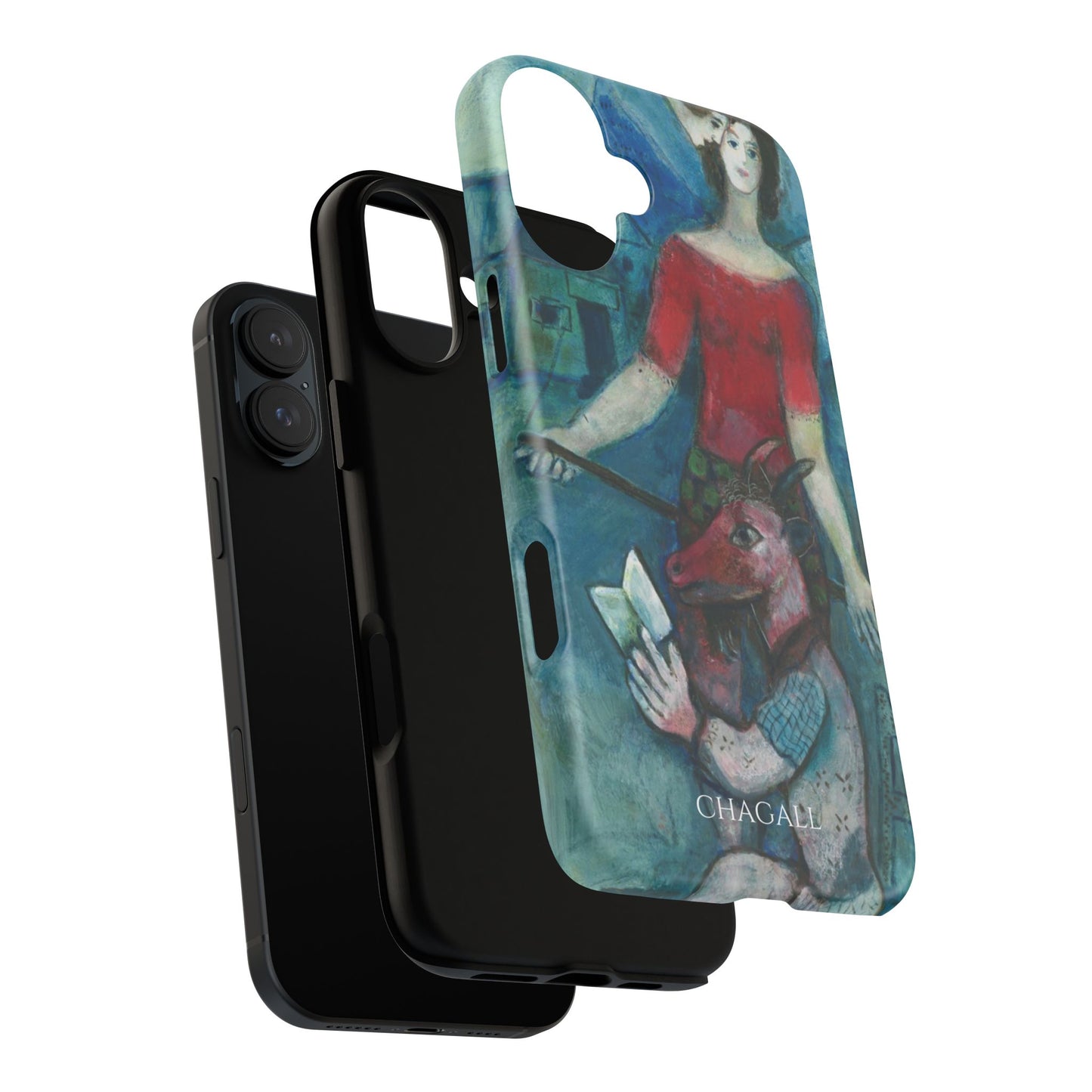 Tough Phone Case for iPhone, Samsung and Google Pixel - Chagall, The Angel and the Reader (1930)