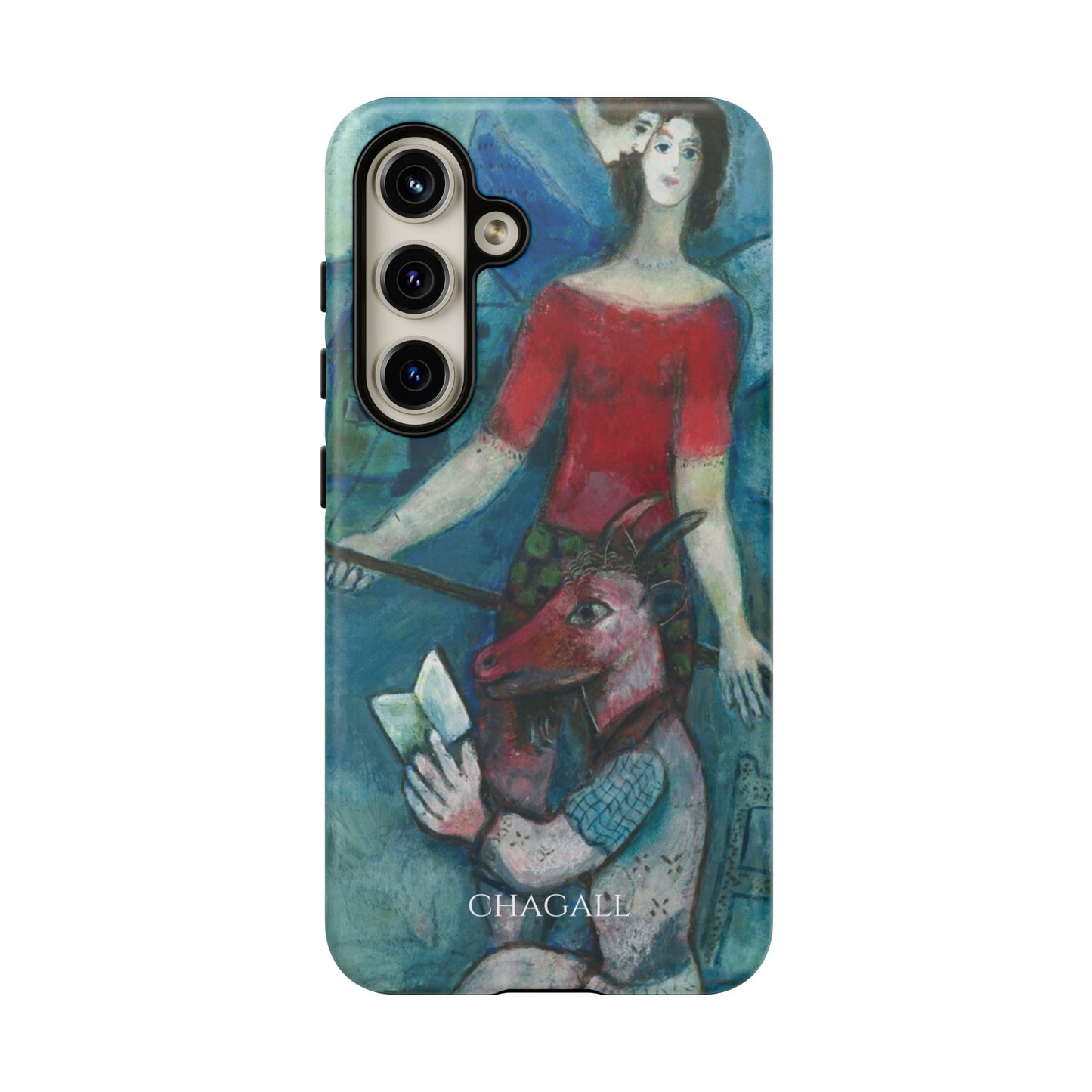 Tough Phone Case for iPhone, Samsung and Google Pixel - Chagall, The Angel and the Reader (1930)