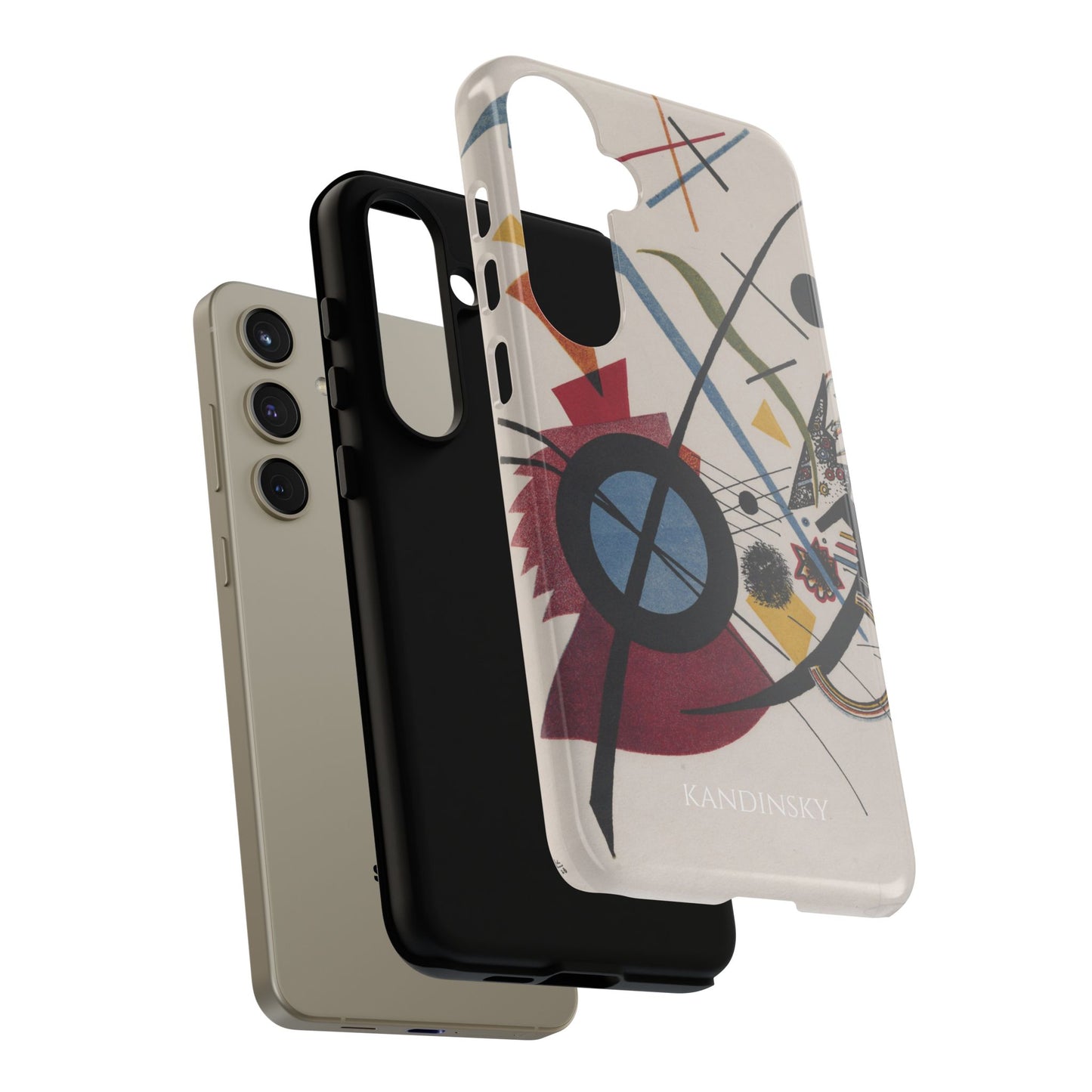 Tough Phone Case for iPhone, Samsung and Google Pixel - Kandinsky, Violett (1923)