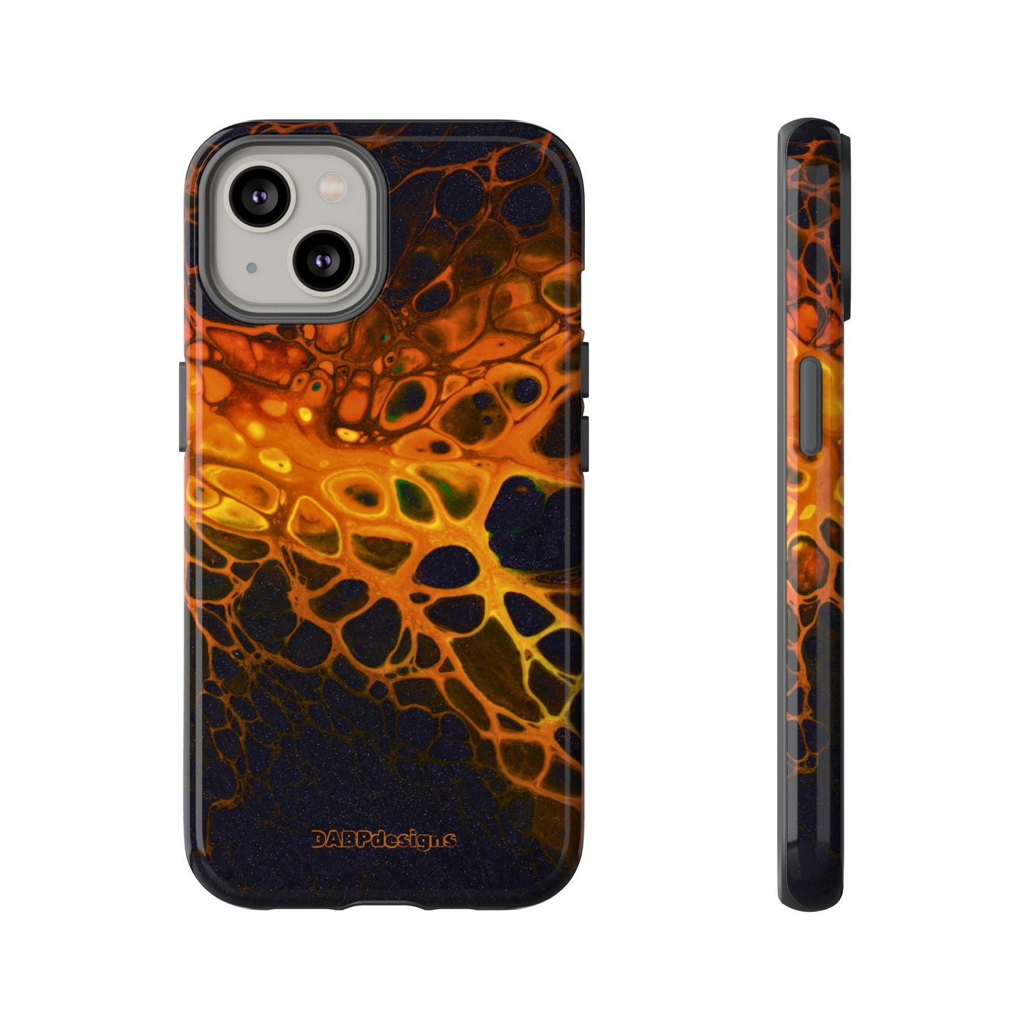 Tough Phone Case for iPhone, Samsung and Google Pixel - DABPdesigns Acrylic Abstract Design (v2)