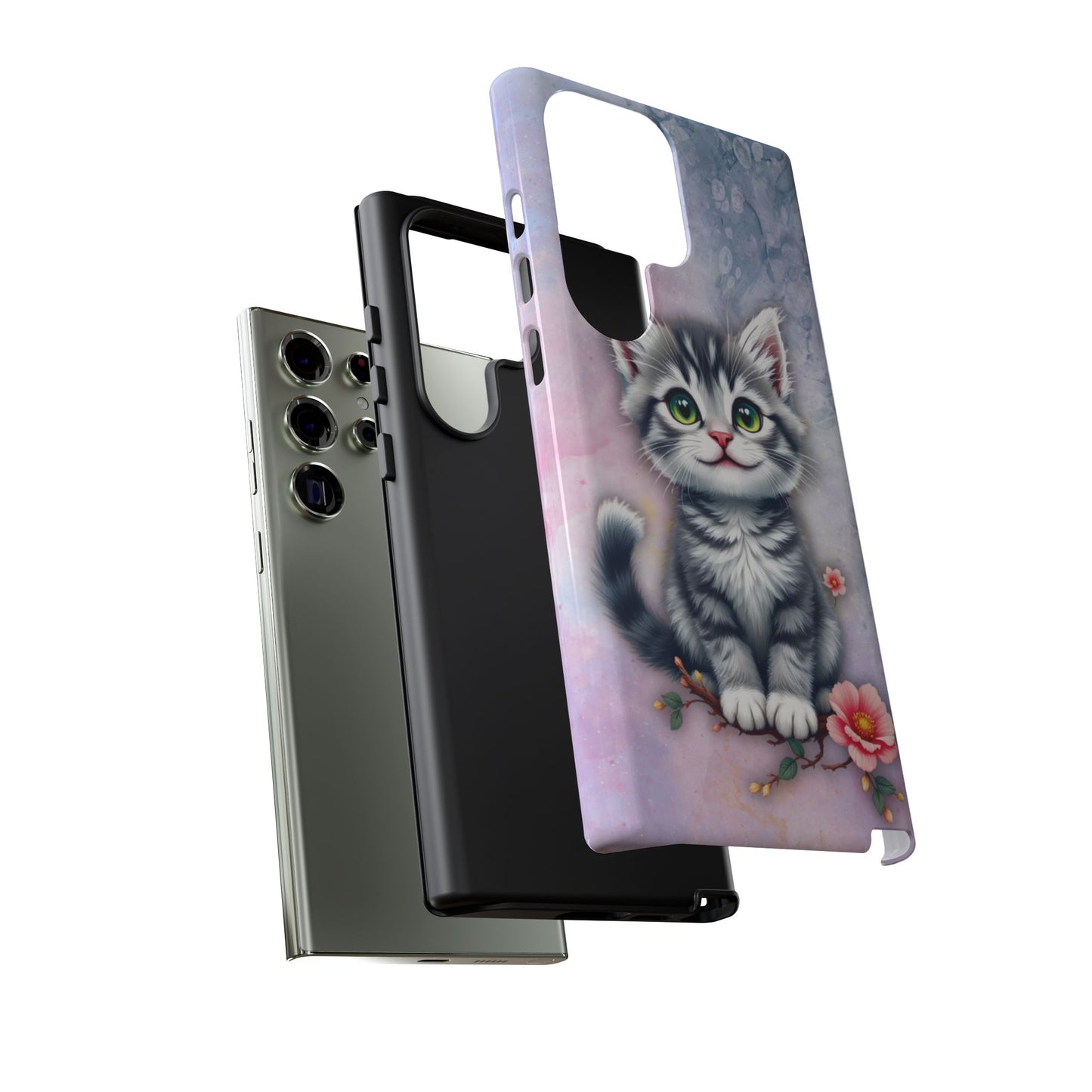 Tough Phone Case for iPhone, Samsung and Google Pixel - Dem Putty Tat Series (v1)