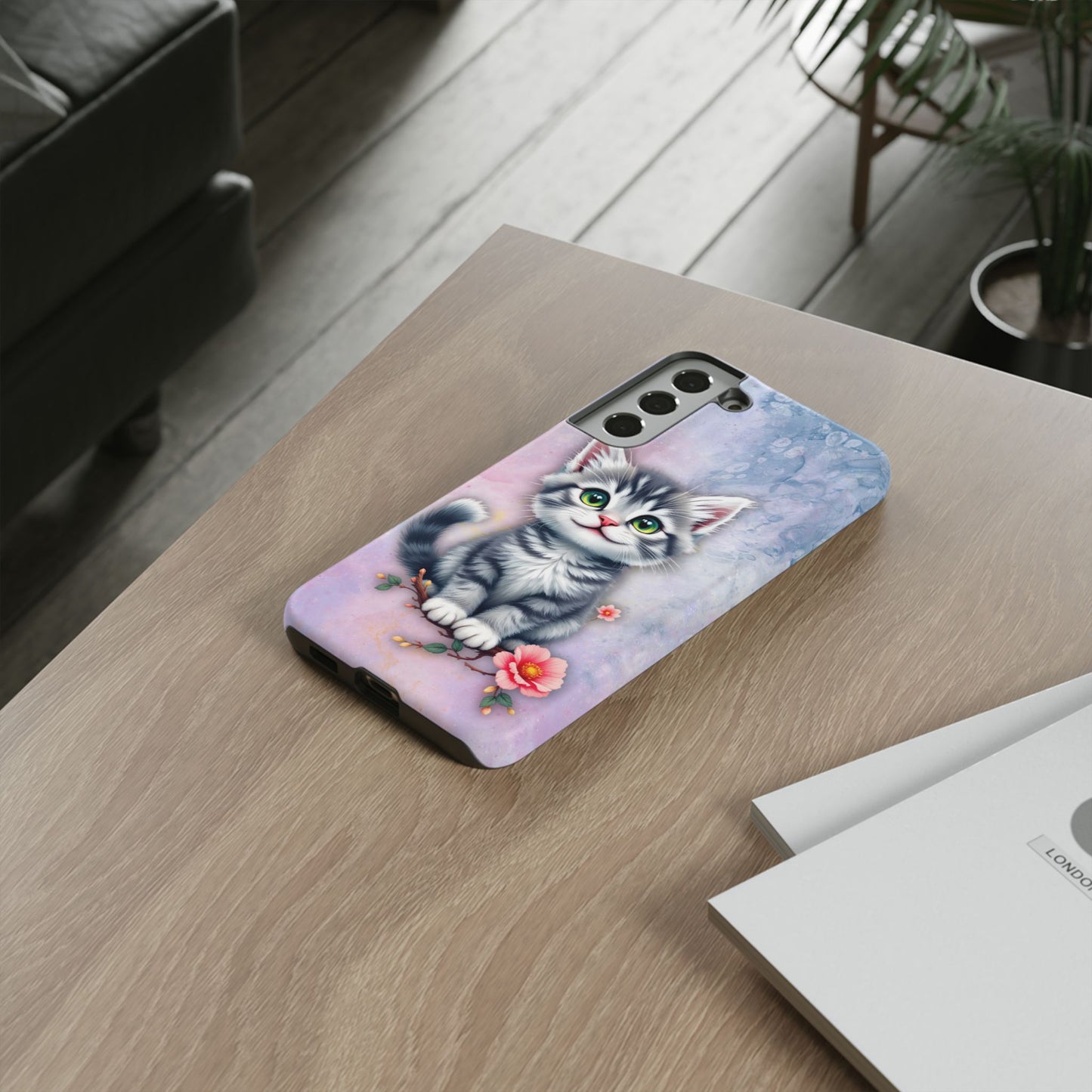 Tough Phone Case for iPhone, Samsung and Google Pixel - Dem Putty Tat Series (v1)