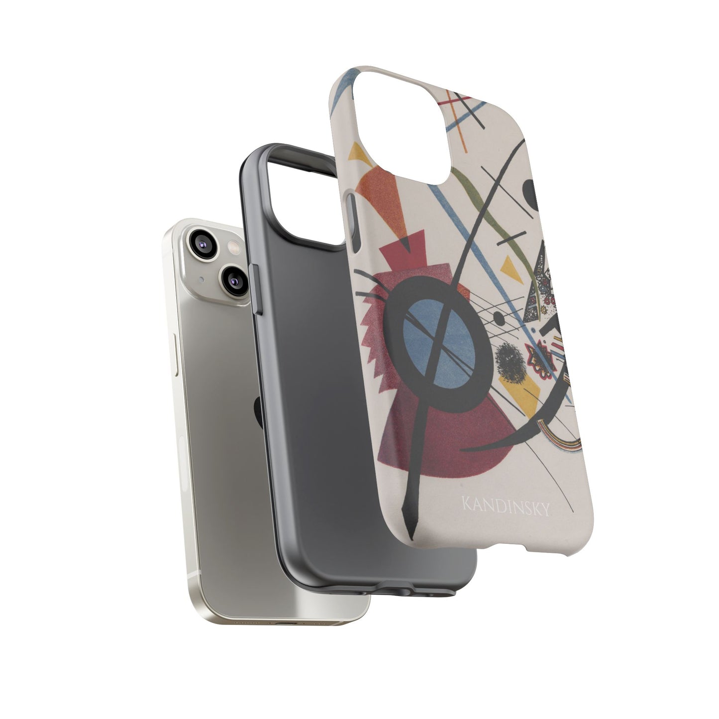 Tough Phone Case for iPhone, Samsung and Google Pixel - Kandinsky, Violett (1923)