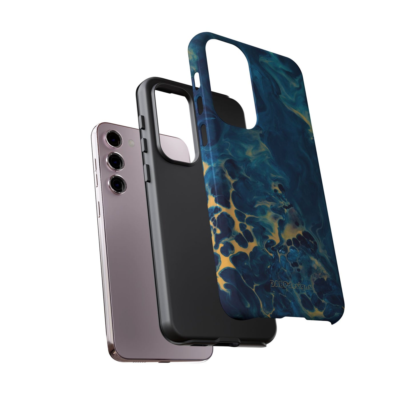 Tough Phone Case for iPhone, Samsung and Google Pixel - DABPdesigns Acrylic Abstract Design (v3)