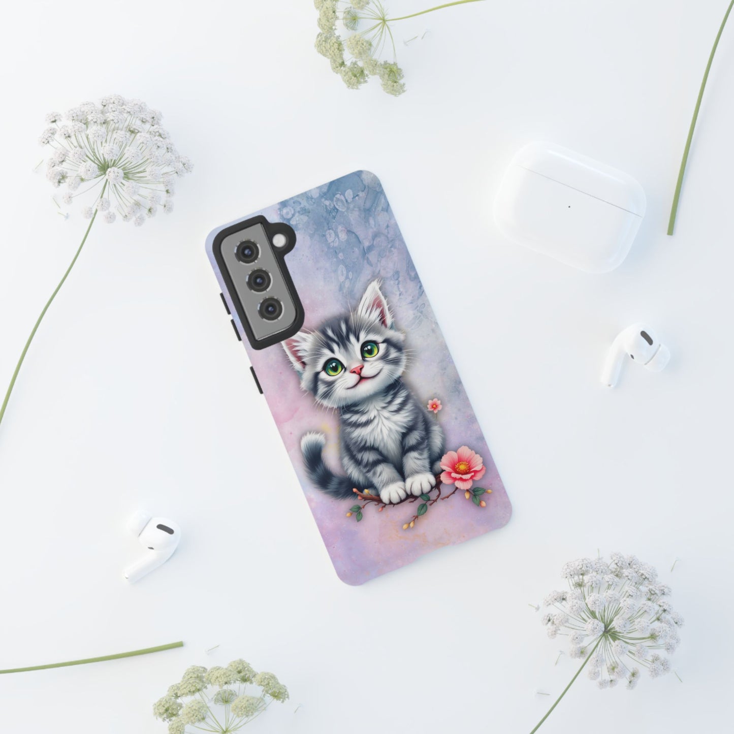 Tough Phone Case for iPhone, Samsung and Google Pixel - Dem Putty Tat Series (v1)