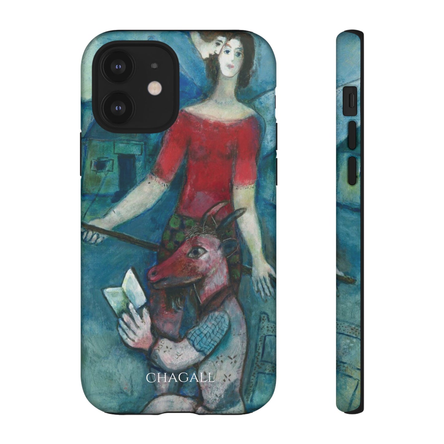Tough Phone Case for iPhone, Samsung and Google Pixel - Chagall, The Angel and the Reader (1930)