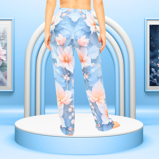 Pantalones de pijama de invierno Frosted Elegance