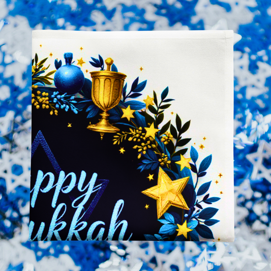Elegant Hanukkah Napkin (v2)