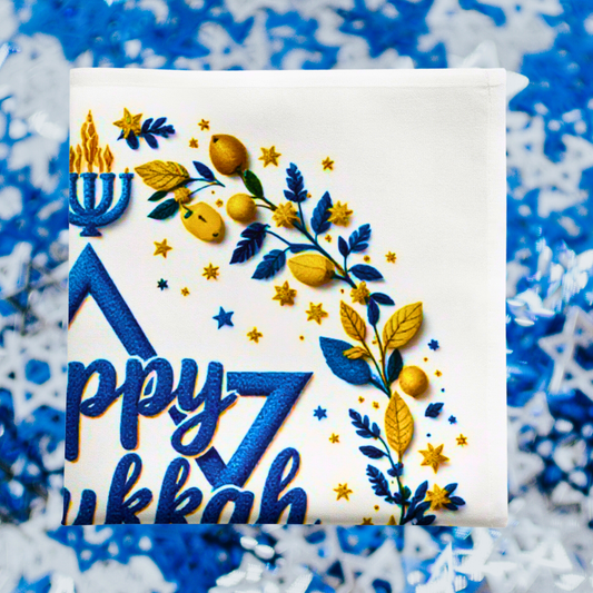 Elegant Hanukkah Napkin (v3)