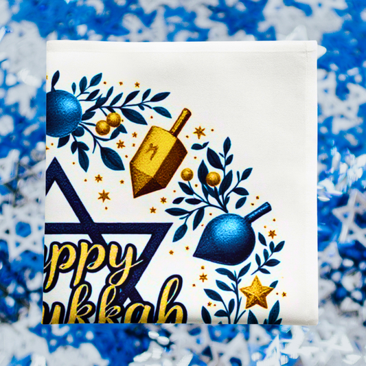Elegant Hanukkah Napkin (v4)