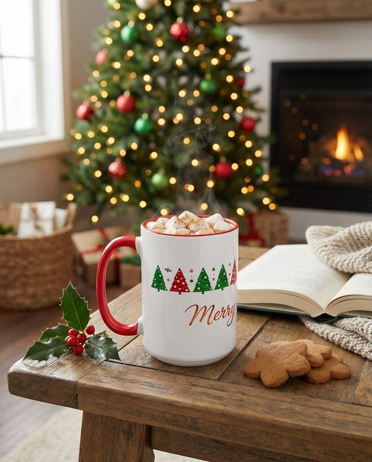 Merry Christmas Wraparound Mug (v3)