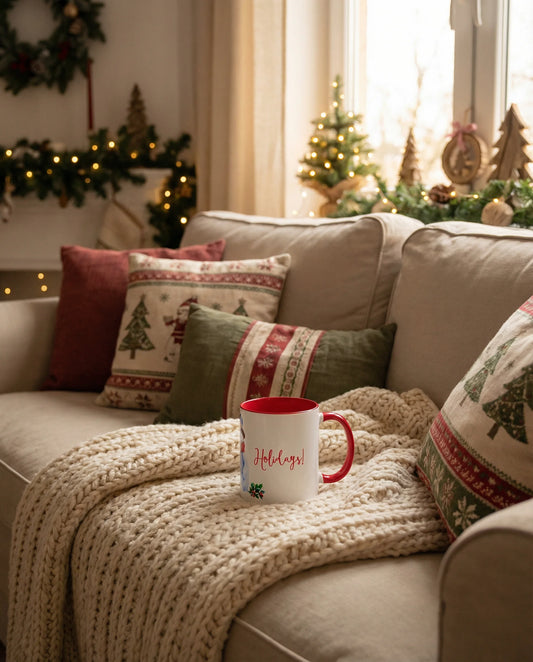 Merry Holidays Snowman Mug (v2)