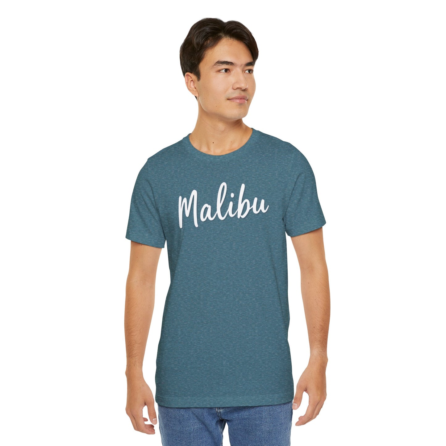 Bella+Canvas · 3001 Unisex Jersey Short Sleeve Tee - Malibu Coastal Vibes (v1)