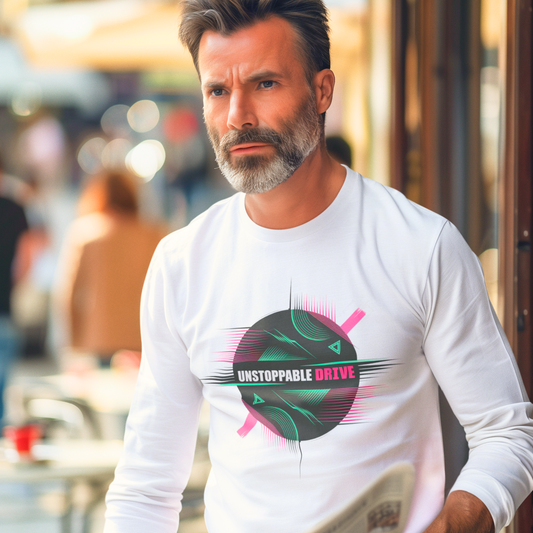 Gildan 2400 Unisex Ultra Cotton Long-sleeve T-Shirt - Unstoppable Drive