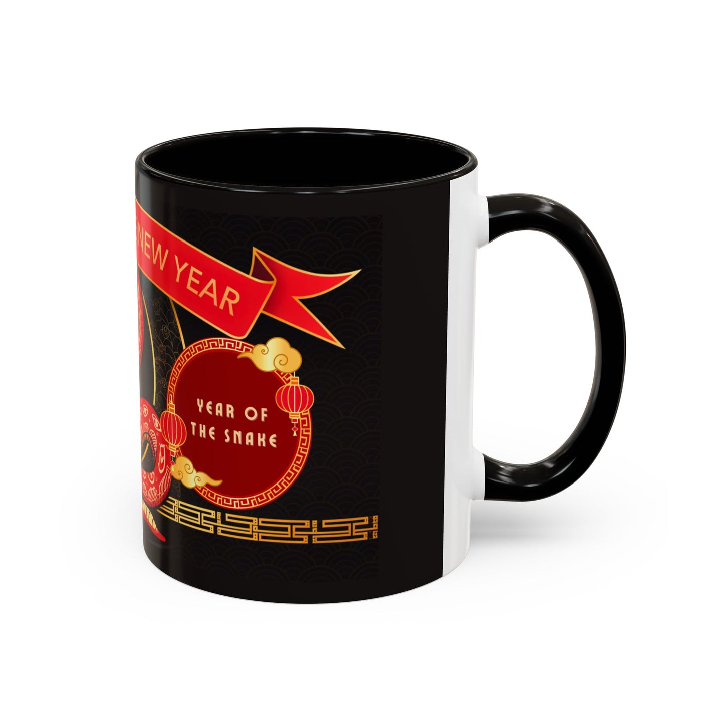 2025 Year of the Snake Chinese New Year Colorful Mug, 11oz (v3)