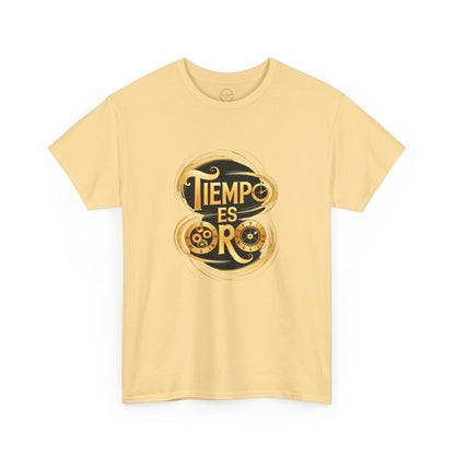 Gildan · 5000 Unisex Tee - Tiempo Es Oro – Stylish Motivational Design