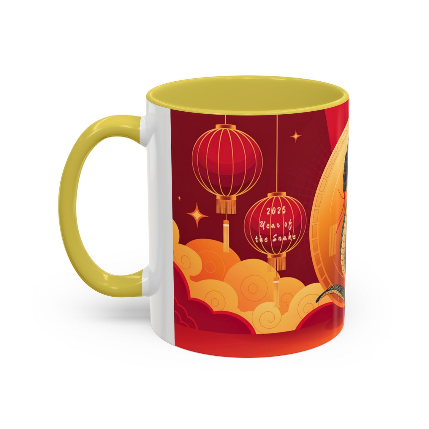 2025 Year of the Snake Chinese New Year Colorful Mug, 11oz (v5)