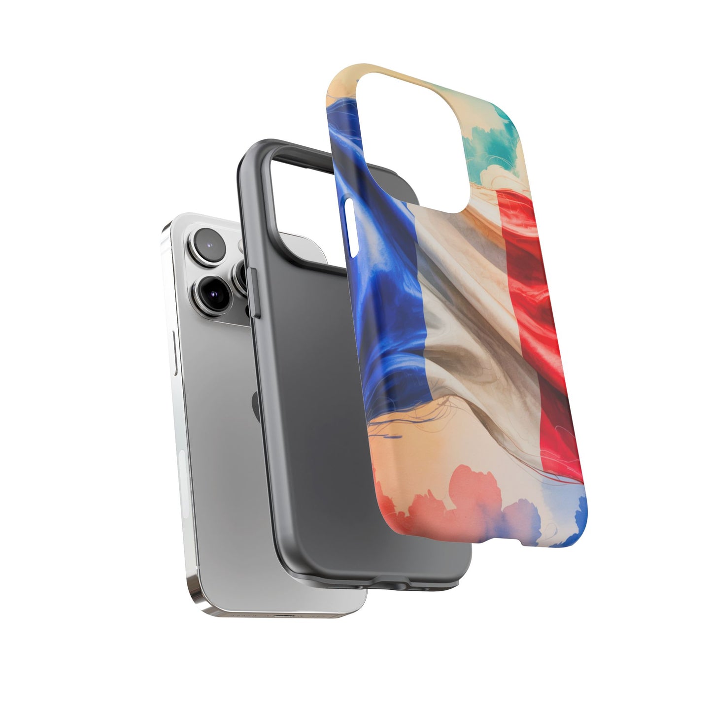 French Mirage Tough Phone Case (For iPhone Models Only)