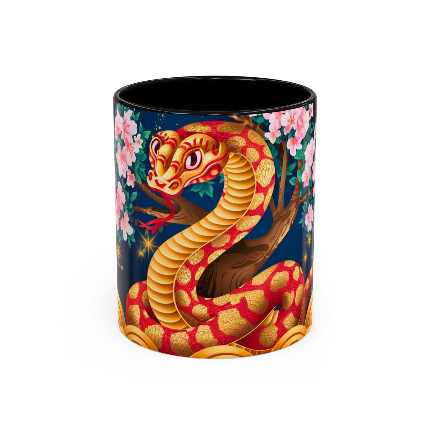 2025 Year of the Snake Chinese New Year Colorful Mug, 11oz (v4)