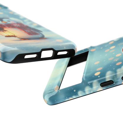 Christmas Snuggles Penguin Phone Case