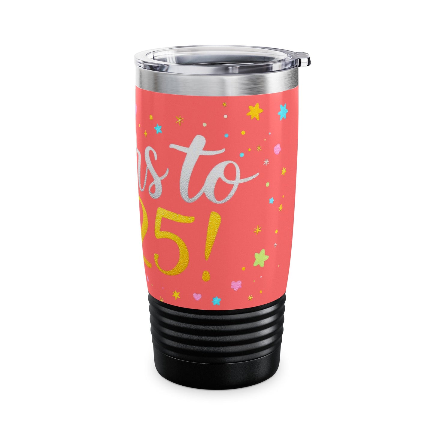 Cheers to 2025 Festive New Year - Ringneck Tumbler, 20oz