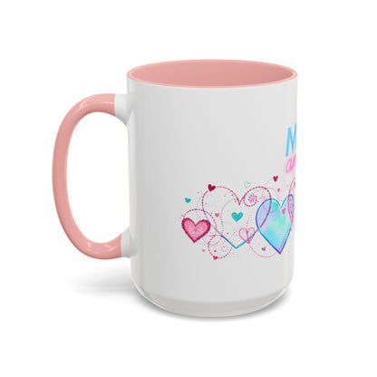 Mon amour/Pour toujours Valentine's Day Mug Set– Romantic French Gift for Couples [1 of 2] (11oz, 15oz)