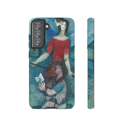 Tough Phone Case for iPhone, Samsung and Google Pixel - Chagall, The Angel and the Reader (1930)