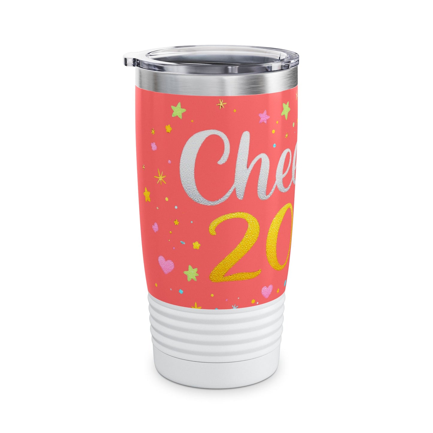 Cheers to 2025 Festive New Year - Ringneck Tumbler, 20oz