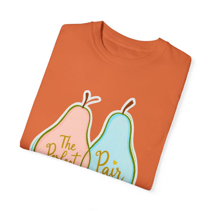 Comfort Colors 1717 Unisex Garment-Dyed T-shirt - "The Perfect Pair" Cute Pear-Themed Design (v1)