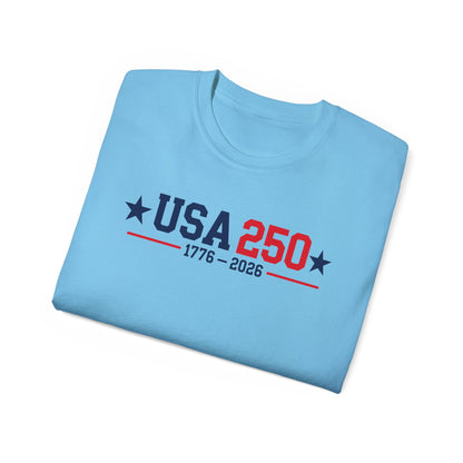 USA 250 1776–2026 Patriotic Anniversary T-Shirt