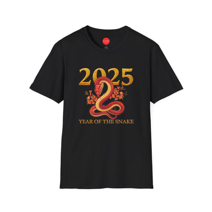 Gildan 64000 Unisex Softstyle Short-sleeve Tee | 2025 Year of the Snake Chinese New Year Design