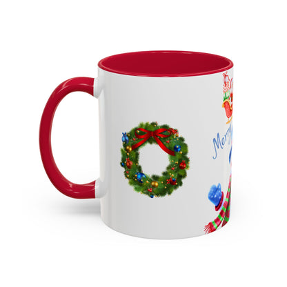 Merry Wishes Snowman Mug