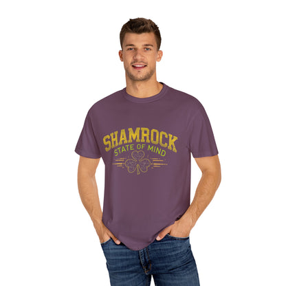 Comfort Colors 1717 Unisex Garment-Dyed T-shirt - Shamrock State of Mind St. Patrick’s Day Design
