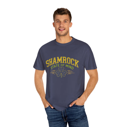 Comfort Colors 1717 Unisex Garment-Dyed T-shirt - Shamrock State of Mind St. Patrick’s Day Design
