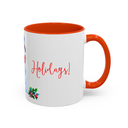 Merry Holidays Snowman Mug (v2)