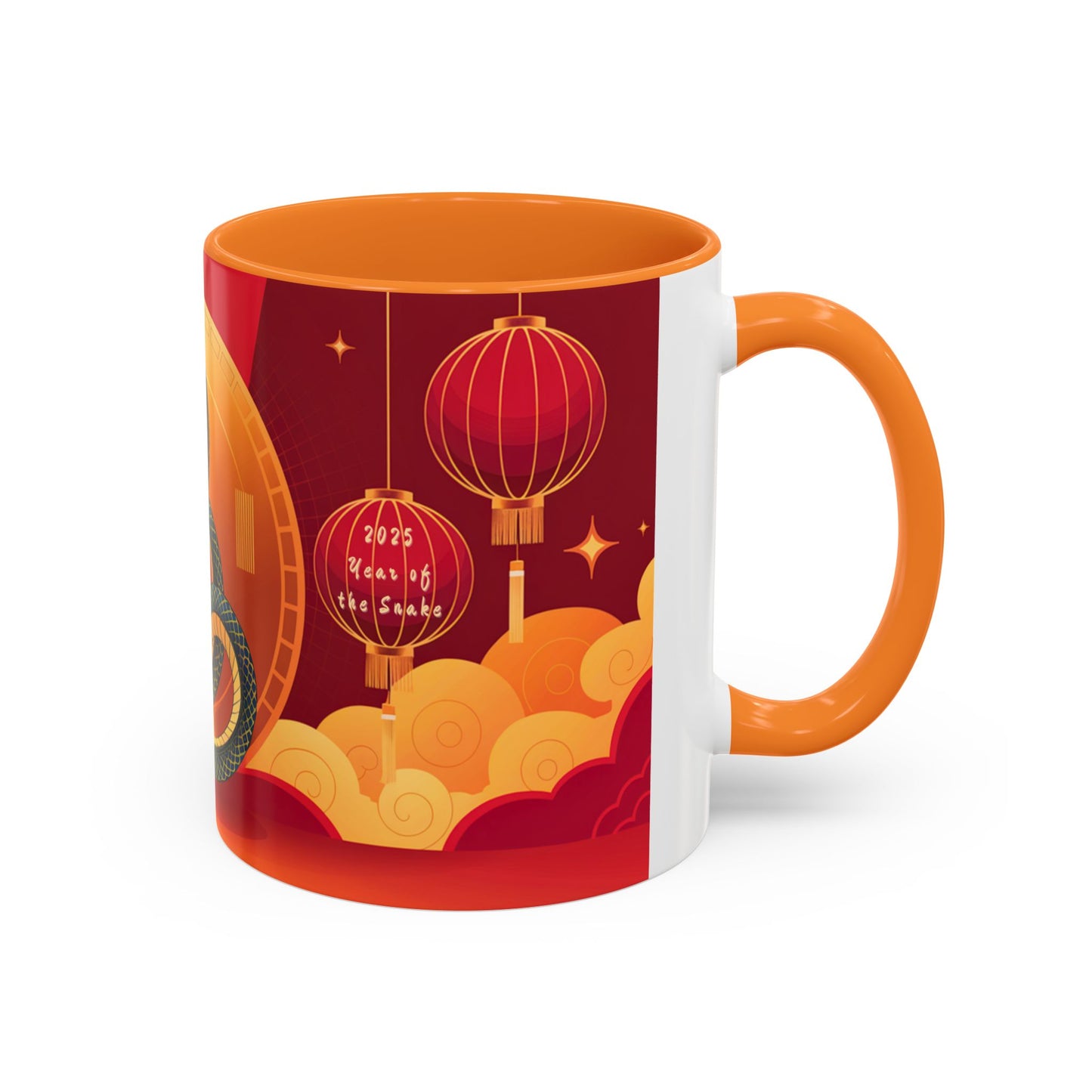 2025 Year of the Snake Chinese New Year Colorful Mug, 11oz (v5)