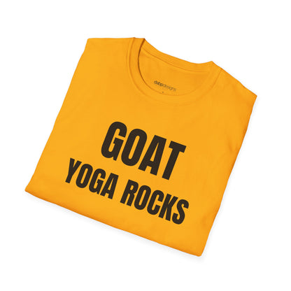 GOAT YOGA ROCKS Unisex Graphic Tee