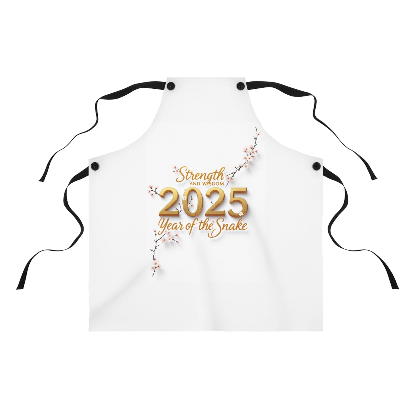 Strength and Wisdom - 2025 Year of the Snake Cherry Blossom Design