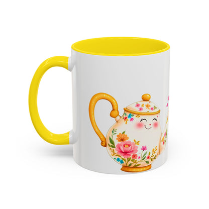 You're My Perfect Blend - Floral Accent Ceramic Mug (11oz, 15oz)