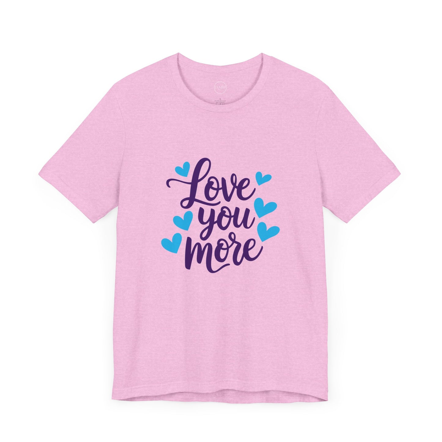 Bella+Canvas · 3001 Unisex Jersey Short Sleeve Tee - Love You More Romantic Valentine's Day Design [Color Set 1]