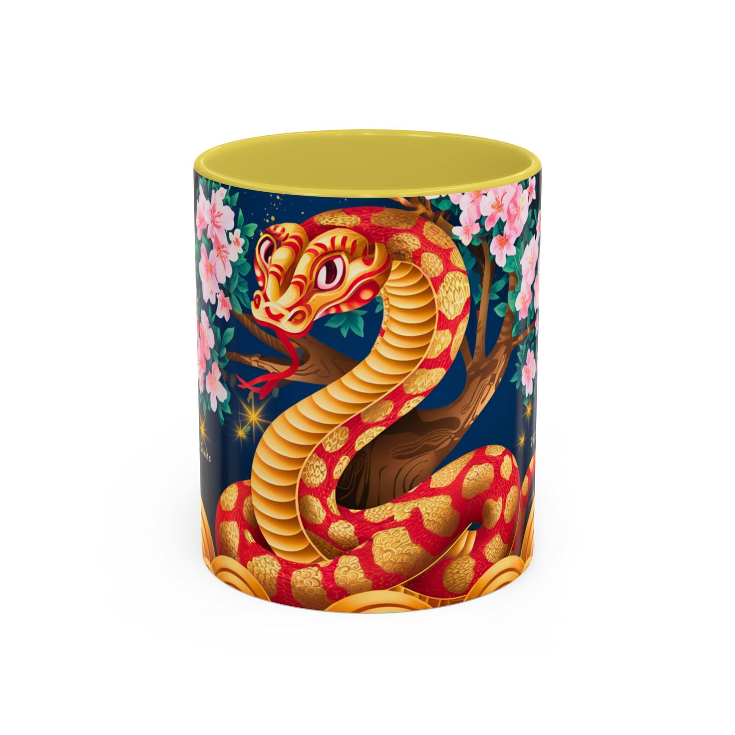 2025 Year of the Snake Chinese New Year Colorful Mug, 11oz (v4)