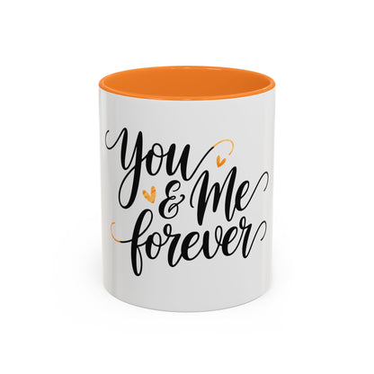 You & Me Forever Valentine's Day Mug – Minimalist Romantic Gift for Love & Romance (11oz)